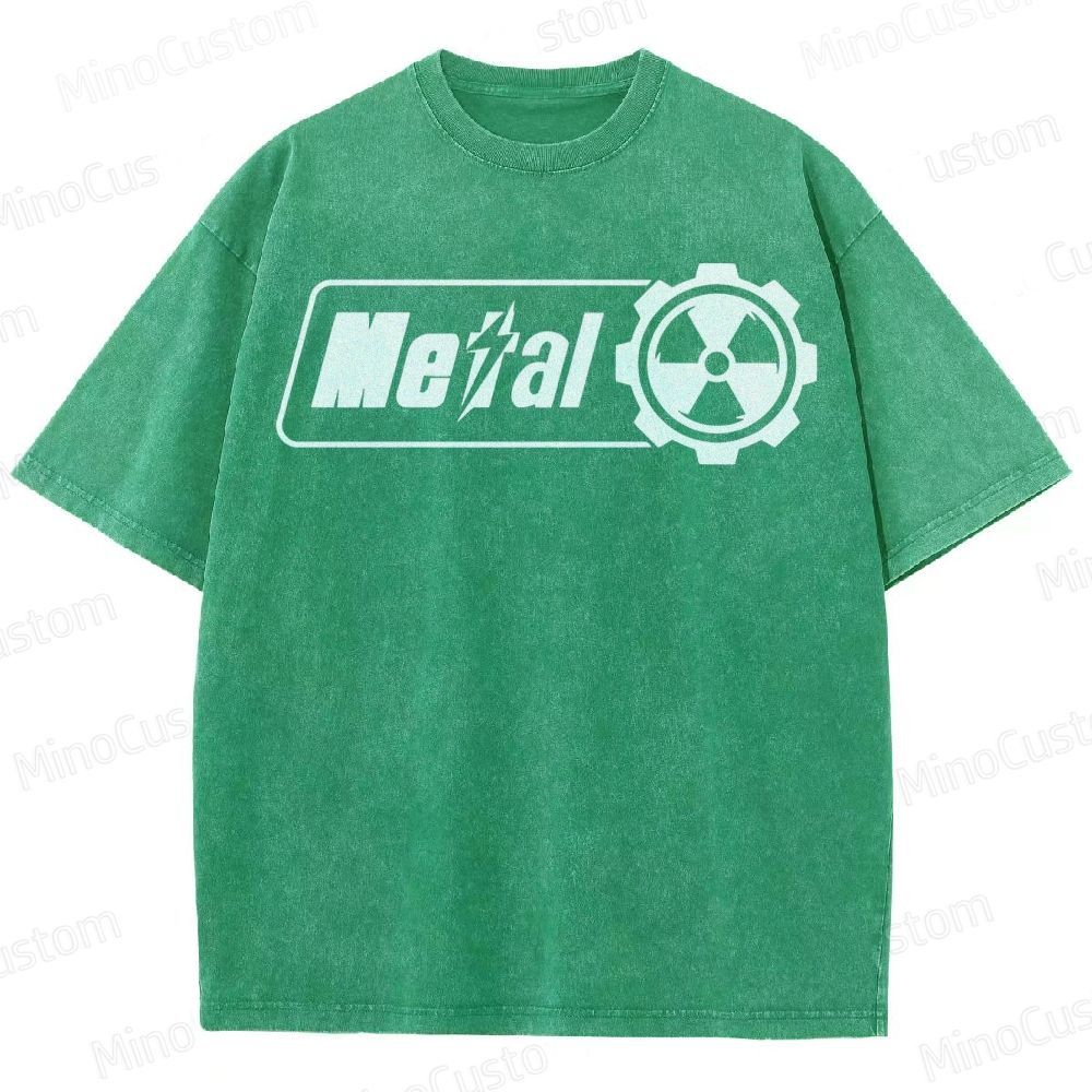 Fallout Nuclear Logo Washed T-Shirt 