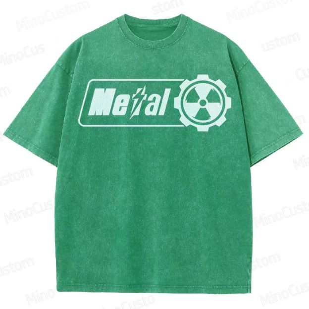 Fallout Nuclear Logo Washed T-Shirt 
