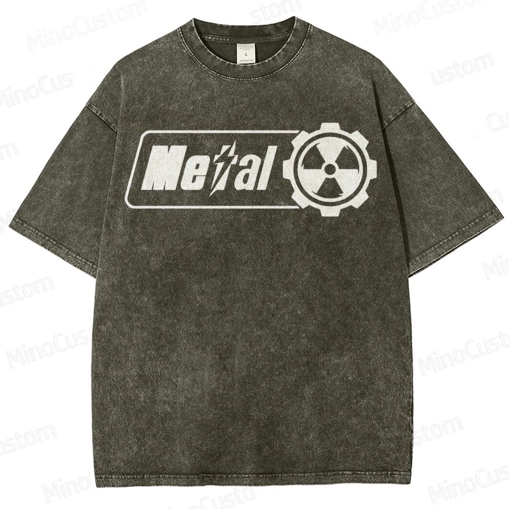 Fallout Nuclear Logo Washed T-Shirt