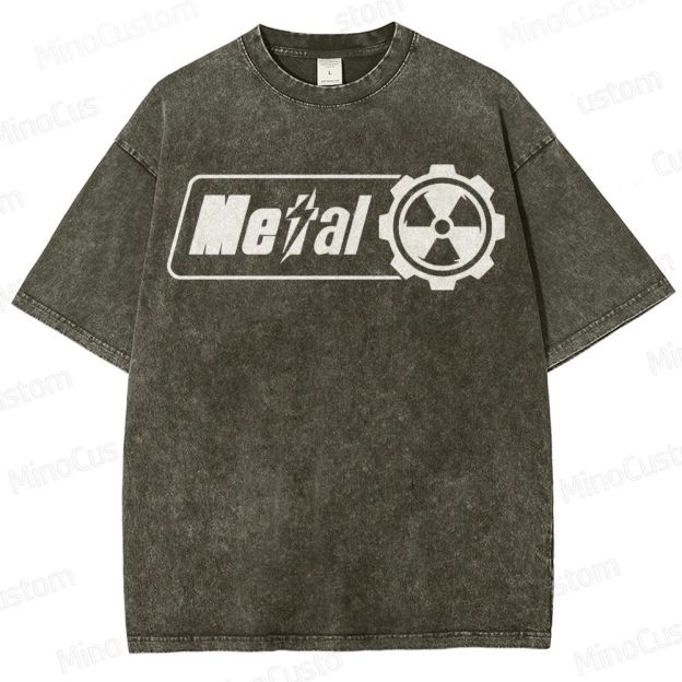 Fallout Nuclear Logo Washed T-Shirt 