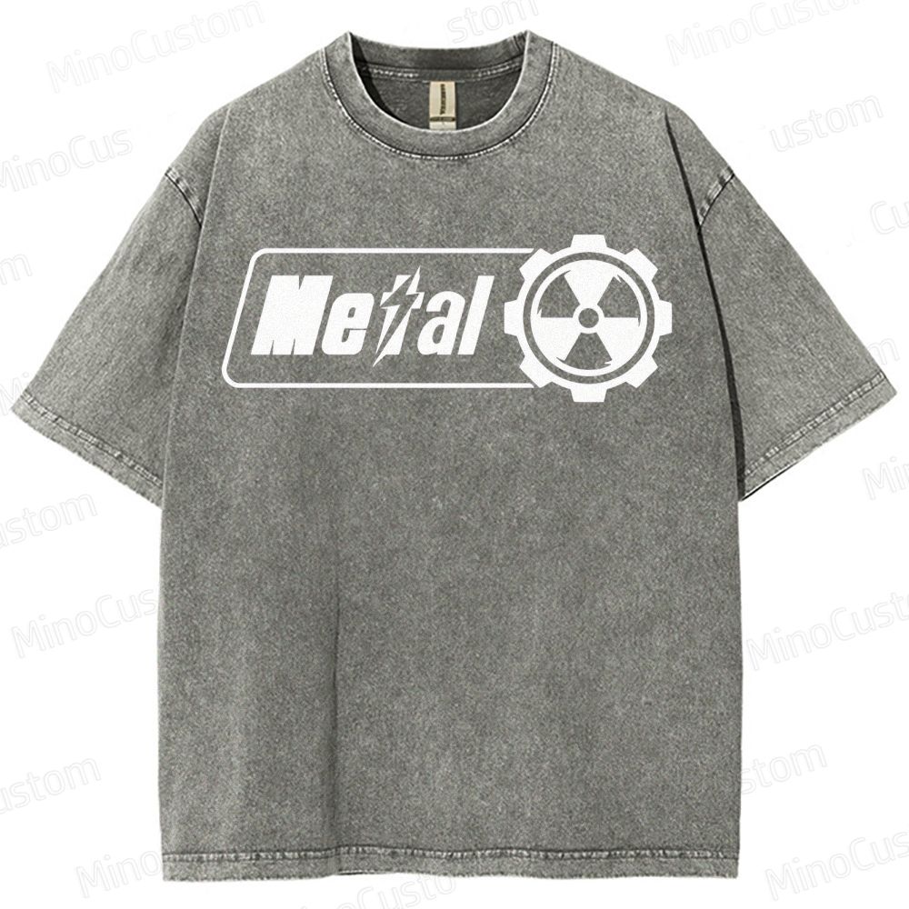 Fallout Nuclear Logo Washed T-Shirt 