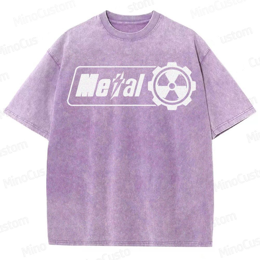 Fallout Nuclear Logo Washed T-Shirt 