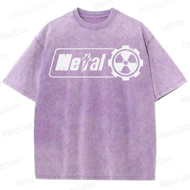 Fallout Nuclear Logo Washed T-Shirt 