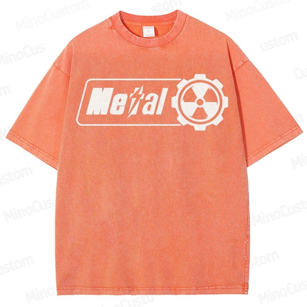 Fallout Nuclear Logo Washed T-Shirt 