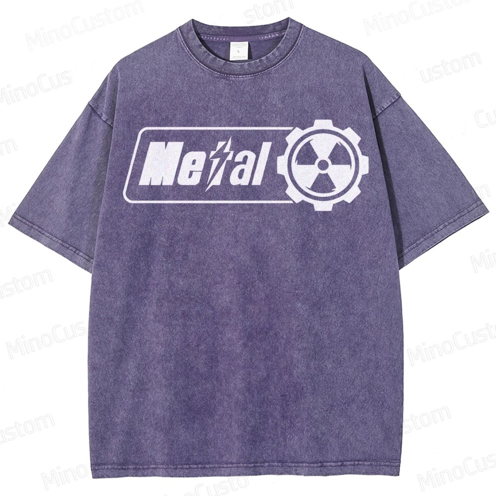 Fallout Nuclear Logo Washed T-Shirt 