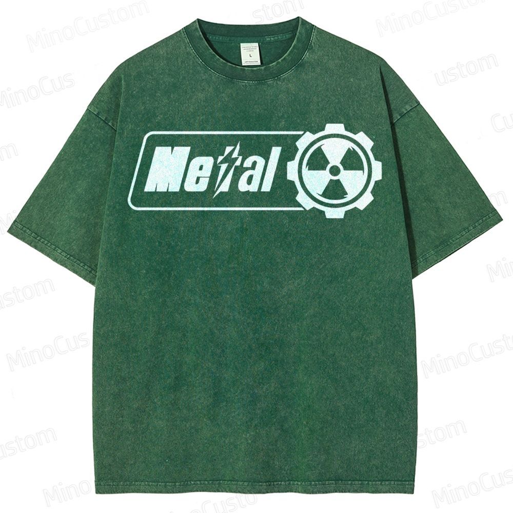 Fallout Nuclear Logo Washed T-Shirt 
