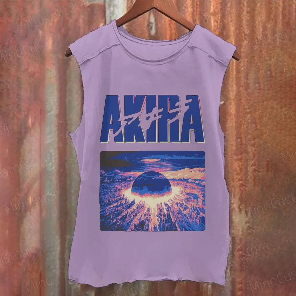 Vintage Distressed 'AKIRA' Graphic Tank Top