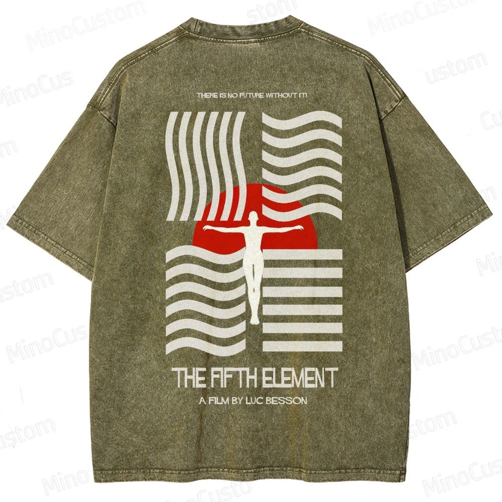 The Fifth Element  Washed T-Shirt