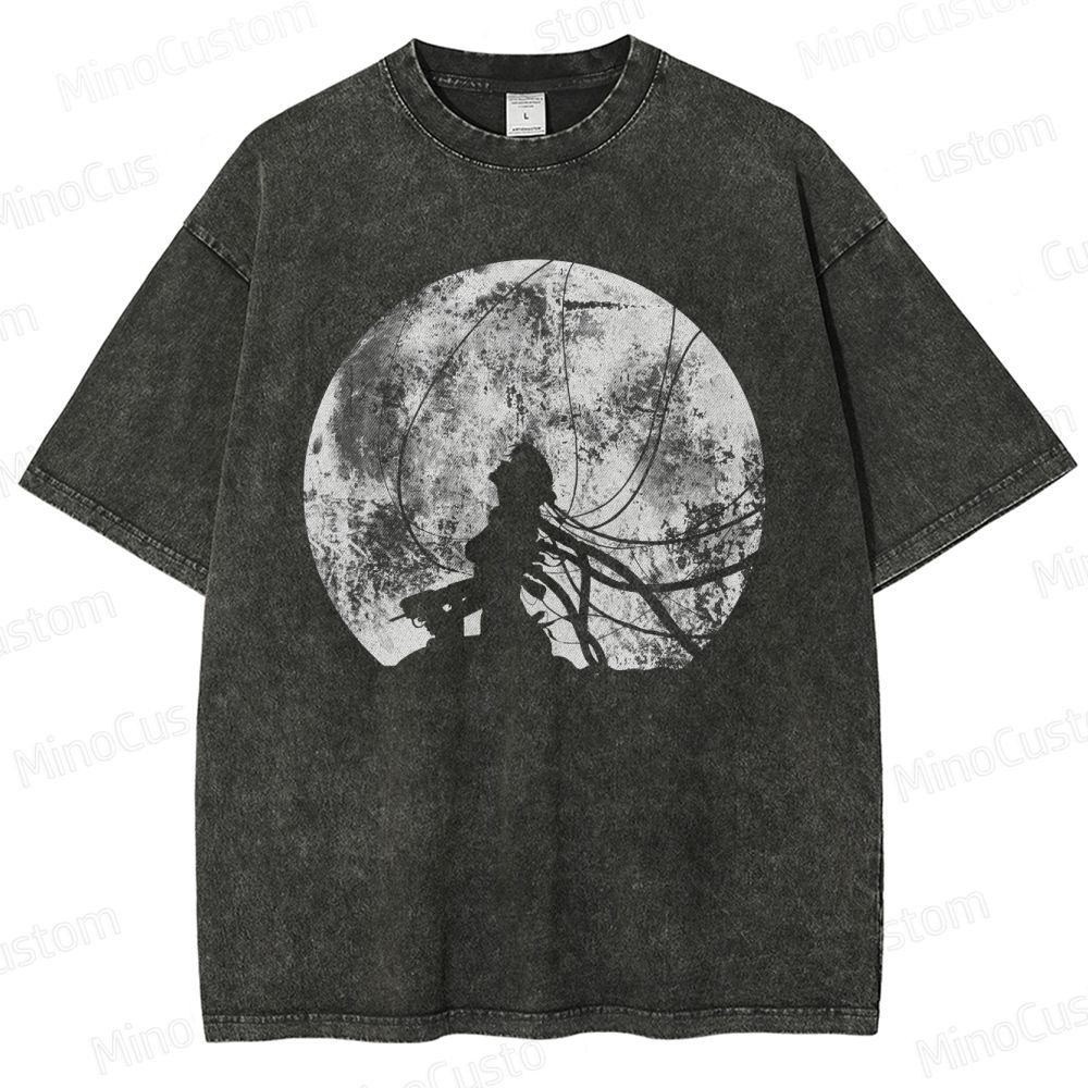 Ghost in the Shell Motoko Kusanagi Graphic Washed T-Shirt