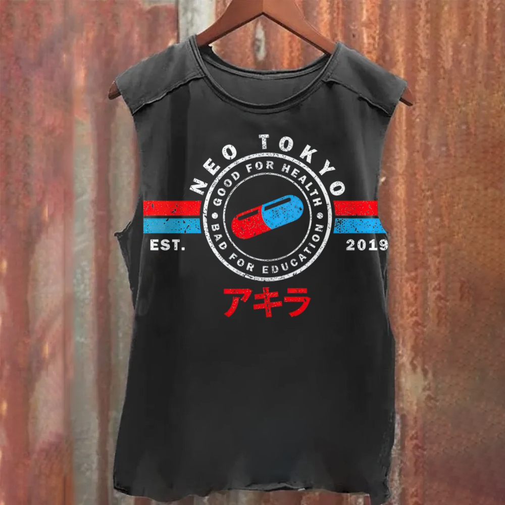 The Capsules - Akira - Neo Tokyo Washed Tank Top 