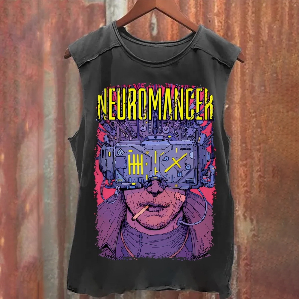 Neuromancer Washed Tank Top