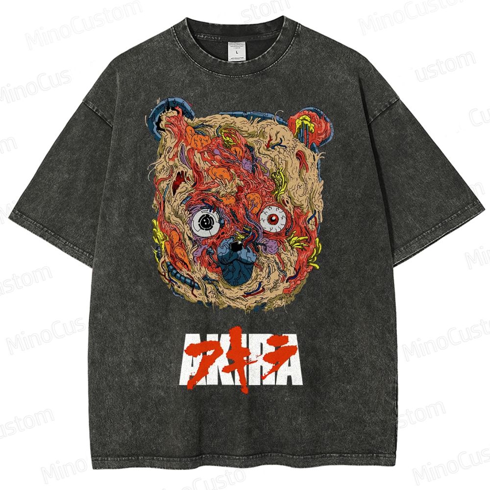 Akira Bear  Washed T-Shirt
