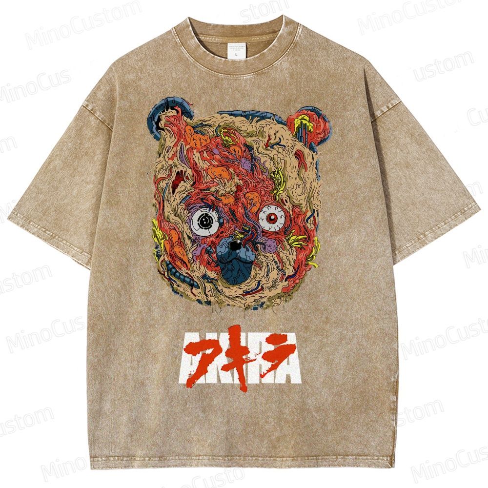 Akira Bear  Washed T-Shirt