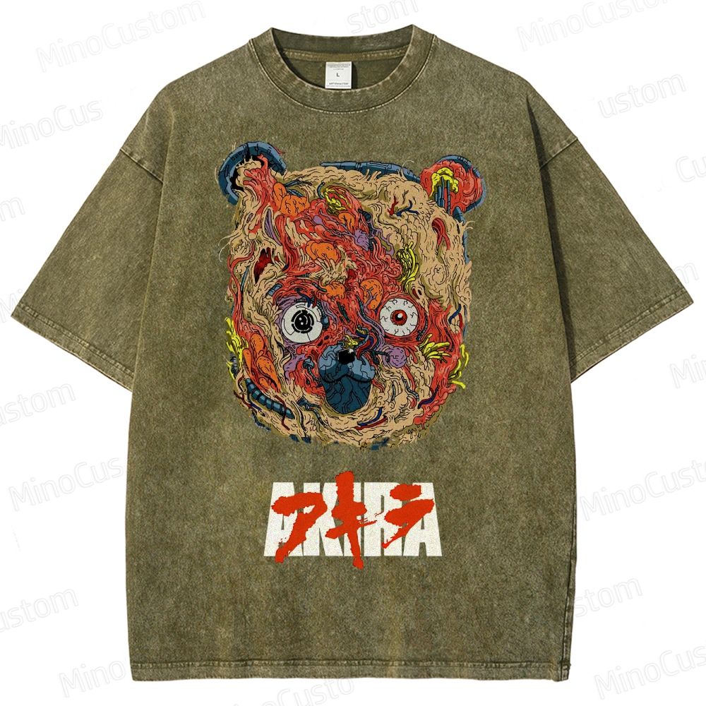 Akira Bear  Washed T-Shirt