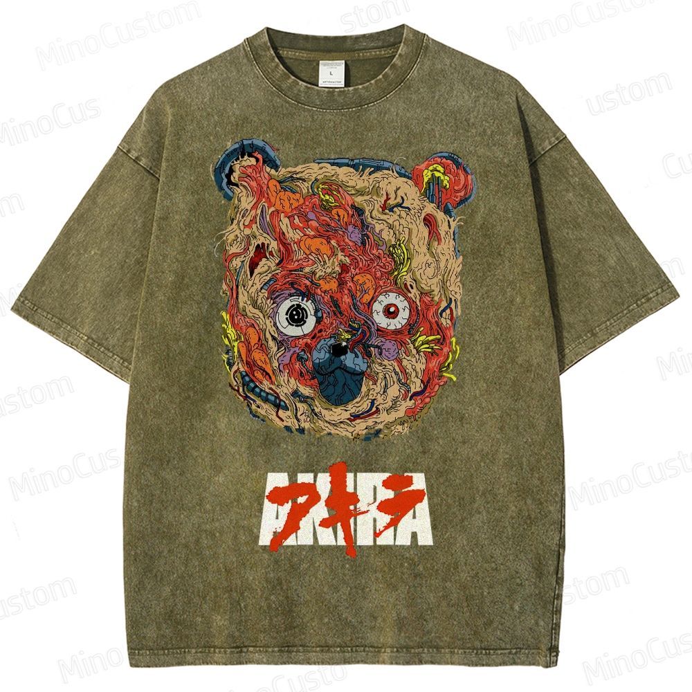 Akira Bear  Washed T-Shirt