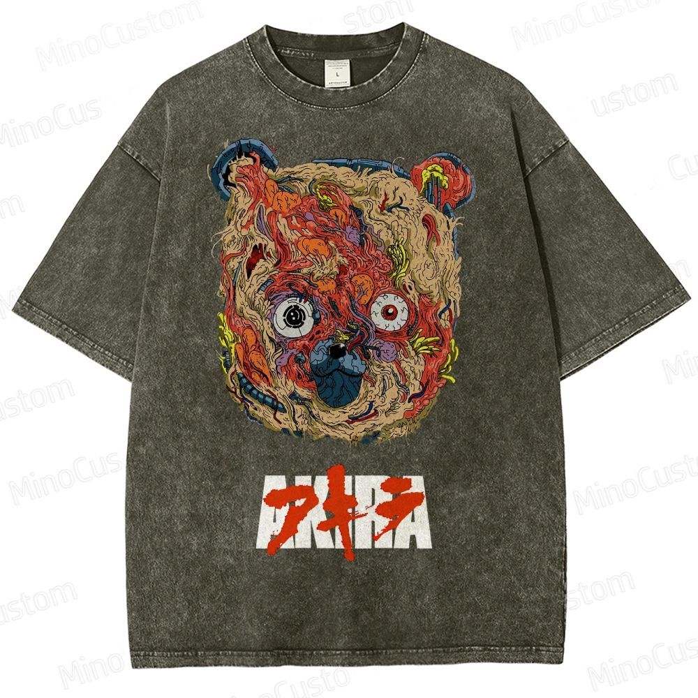 Akira Bear  Washed T-Shirt