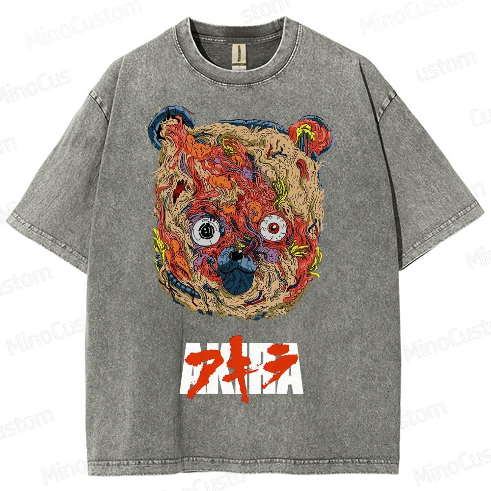 Akira Bear  Washed T-Shirt