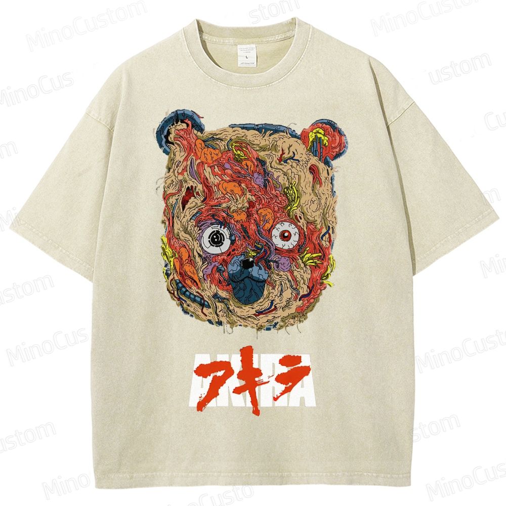 Akira Bear  Washed T-Shirt