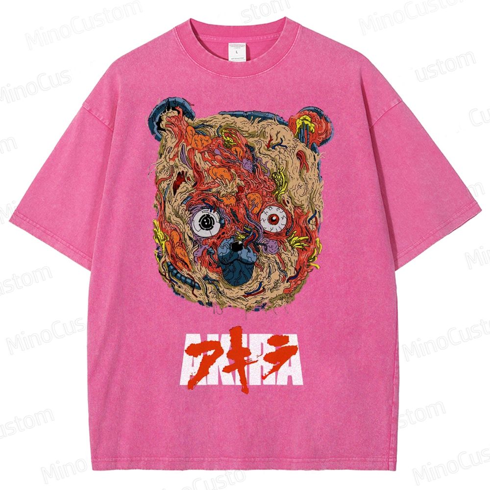 Akira Bear  Washed T-Shirt