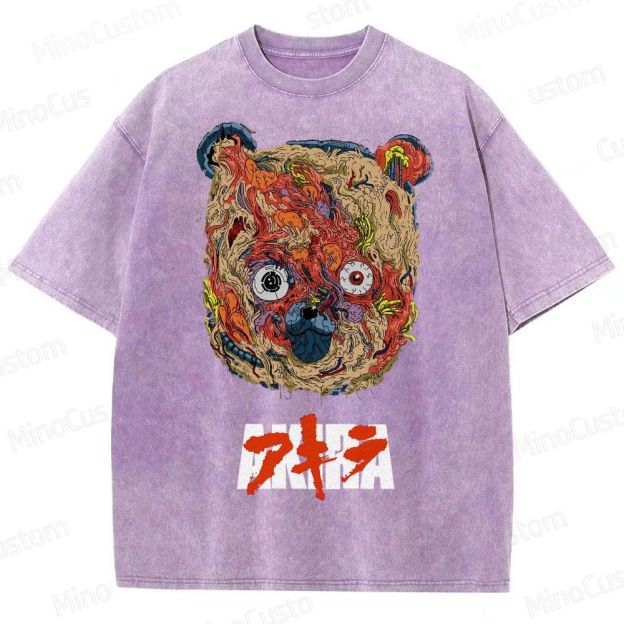 Akira Bear  Washed T-Shirt