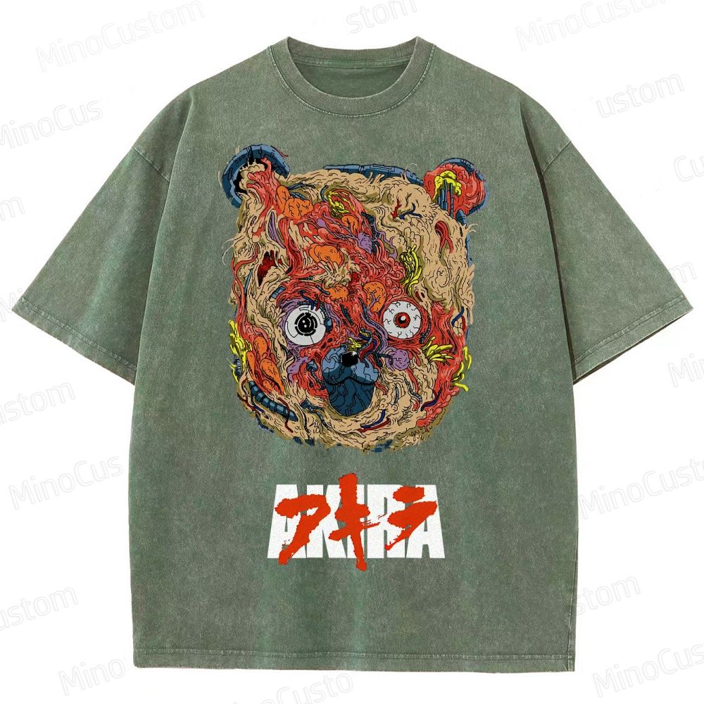 Akira Bear  Washed T-Shirt