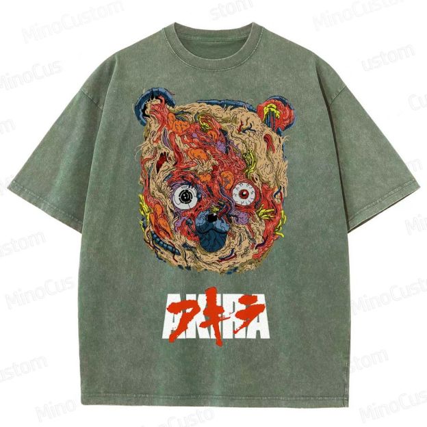 Akira Bear  Washed T-Shirt