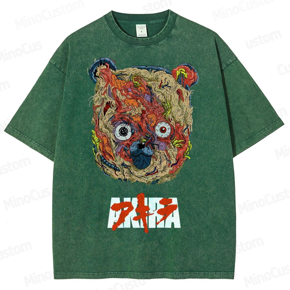 Akira Bear  Washed T-Shirt