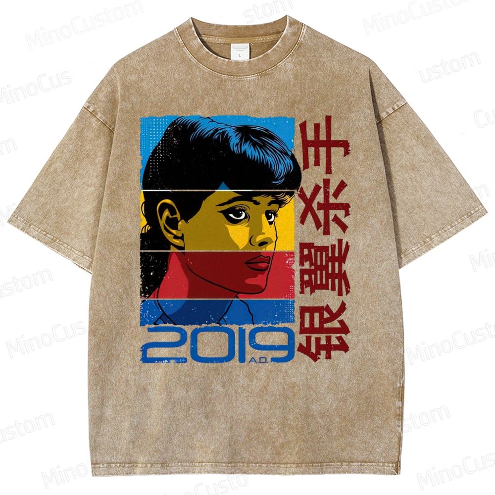 Rachael, 2019 A.D.v2 Washed T-Shirt 