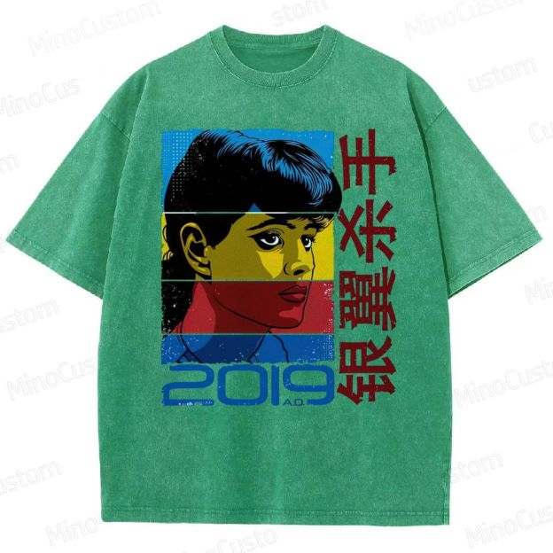 Rachael, 2019 A.D.v2 Washed T-Shirt 