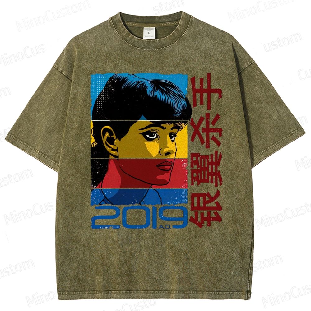 Rachael, 2019 A.D.v2 Washed T-Shirt 