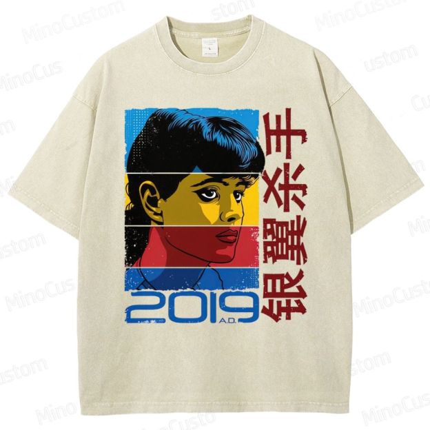 Rachael, 2019 A.D.v2 Washed T-Shirt 
