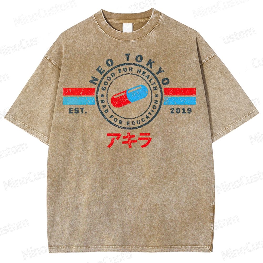 The Capsules - Akira - Neo Tokyo Washed T-Shirt 