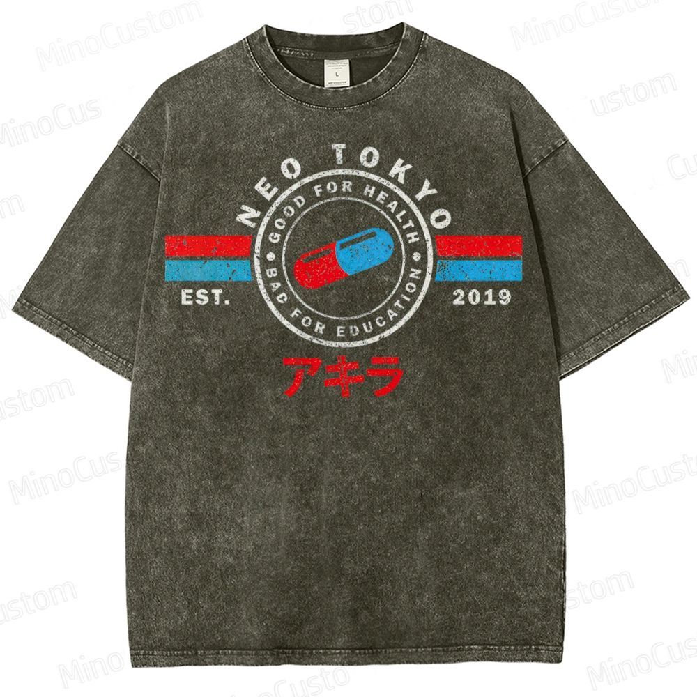 The Capsules - Akira - Neo Tokyo Washed T-Shirt 