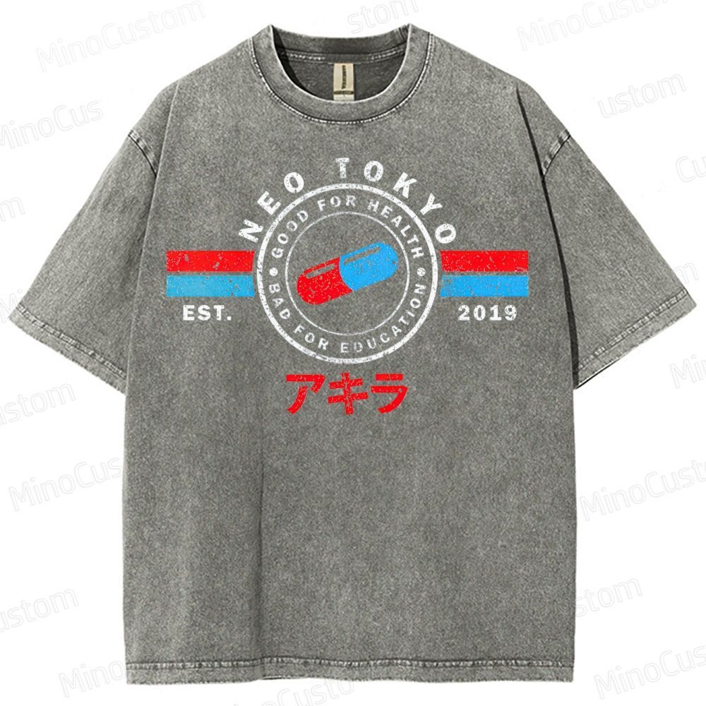 The Capsules - Akira - Neo Tokyo Washed T-Shirt 