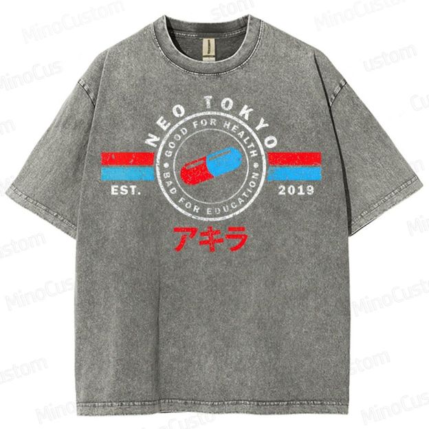 The Capsules - Akira - Neo Tokyo Washed T-Shirt 