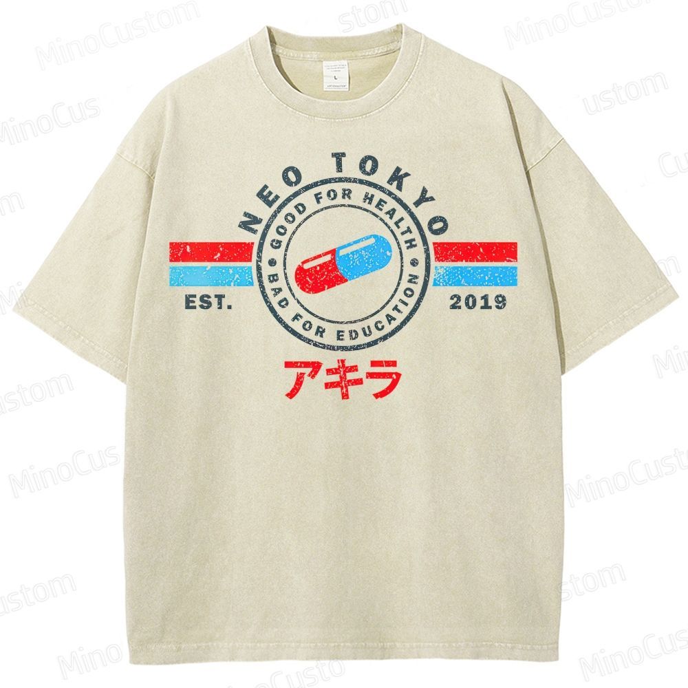 The Capsules - Akira - Neo Tokyo Washed T-Shirt 