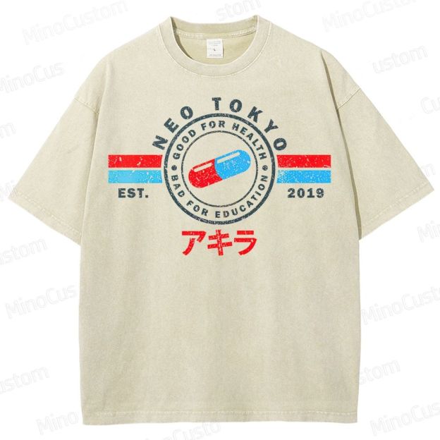 The Capsules - Akira - Neo Tokyo Washed T-Shirt 