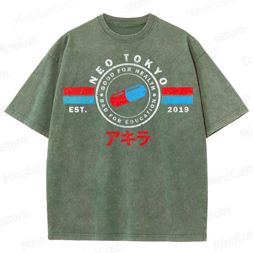The Capsules - Akira - Neo Tokyo Washed T-Shirt 