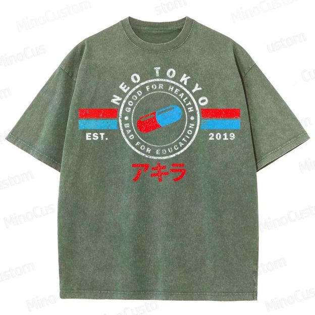 The Capsules - Akira - Neo Tokyo Washed T-Shirt 