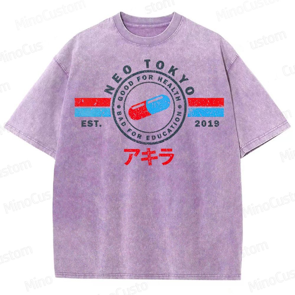 The Capsules - Akira - Neo Tokyo Washed T-Shirt 