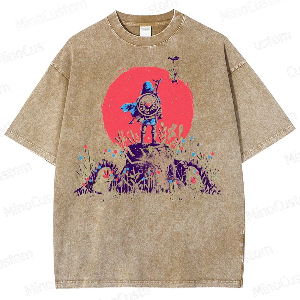 Zelda - Inspired Washed T - Shirt