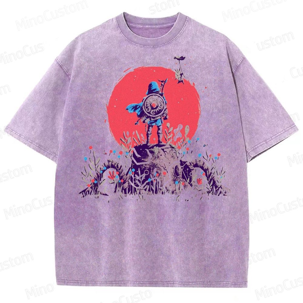 Zelda - Inspired Washed T - Shirt