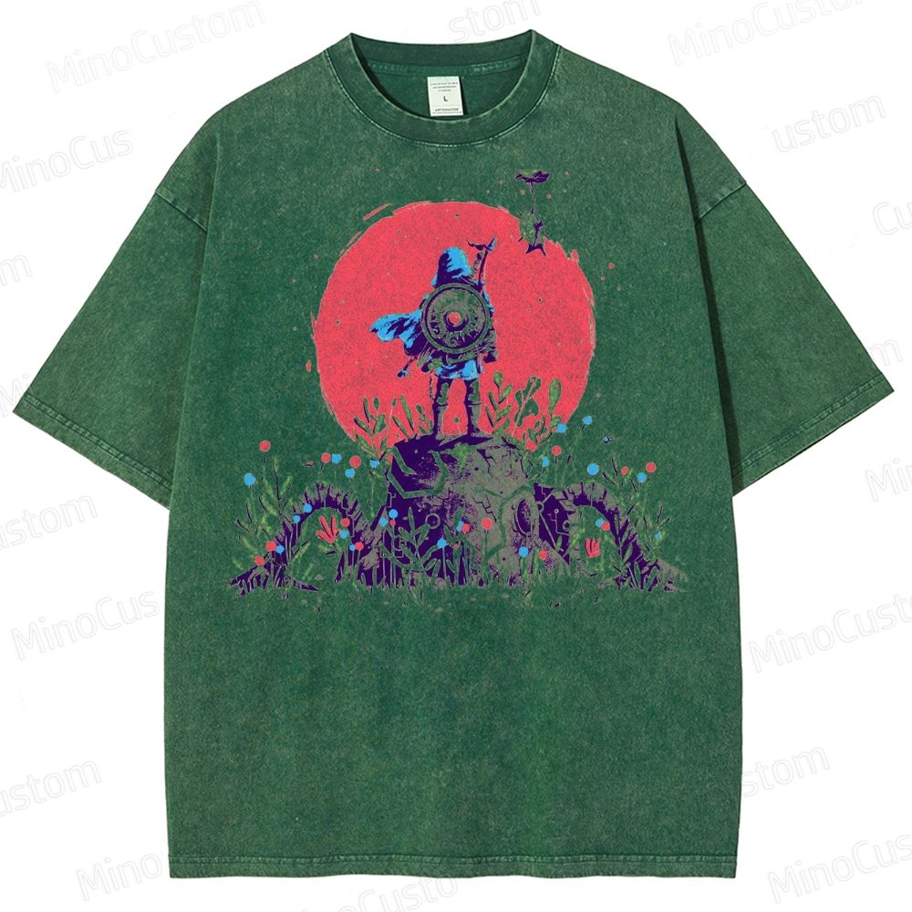 Zelda - Inspired Washed T - Shirt