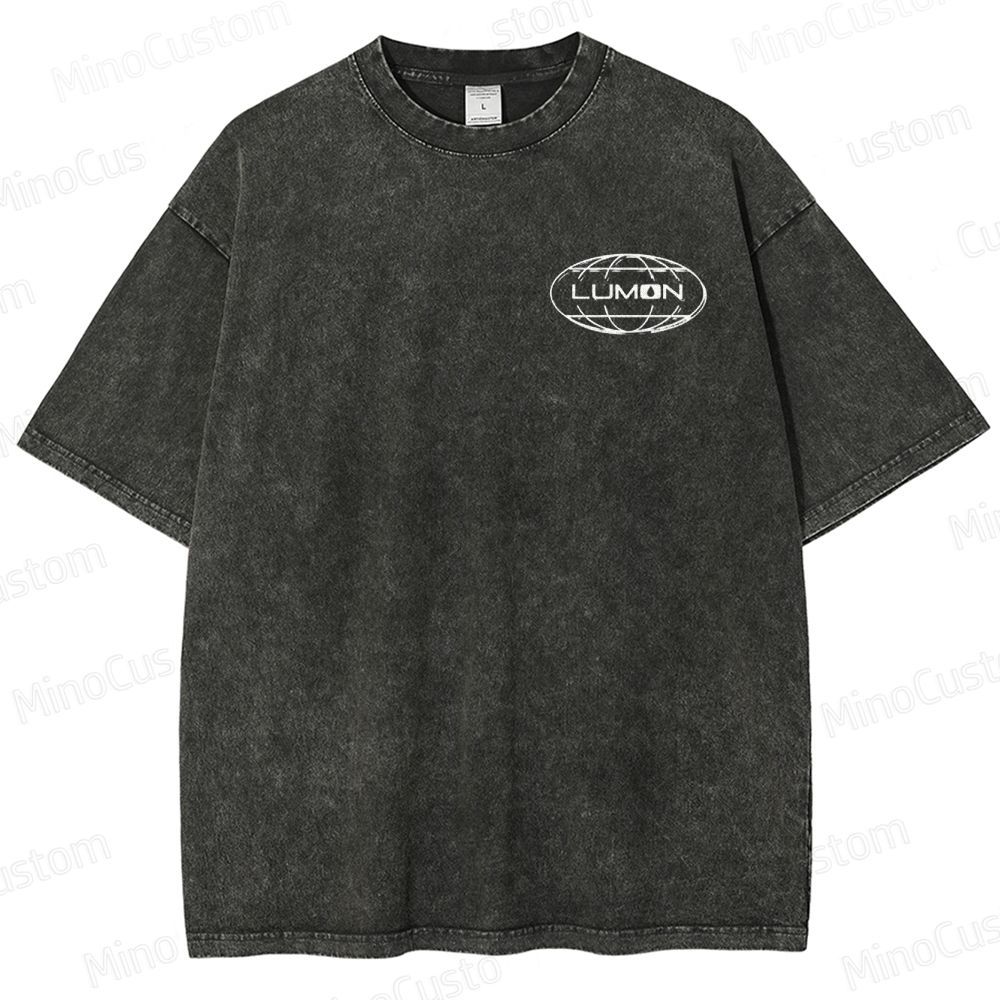 Lumon Corporation Grid Washed T-Shirt 