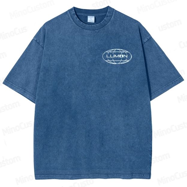 Lumon Corporation Grid Washed T-Shirt 