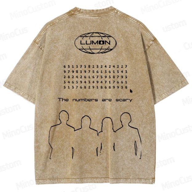 Lumon Corporation Grid Washed T-Shirt 