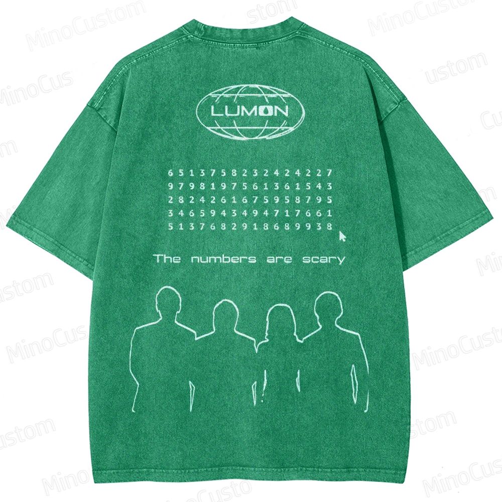 Lumon Corporation Grid Washed T-Shirt 