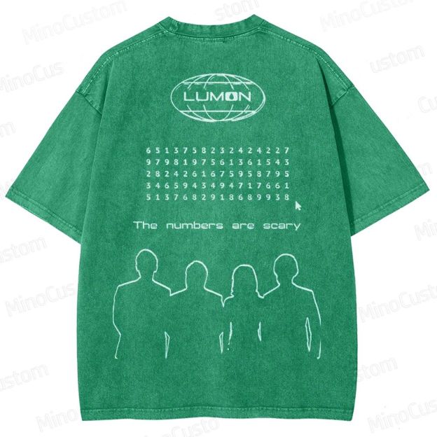Lumon Corporation Grid Washed T-Shirt 