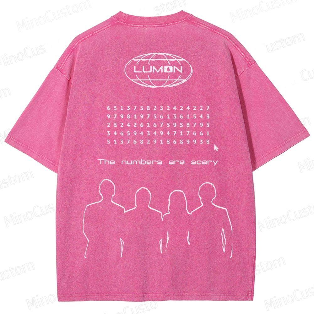 Lumon Corporation Grid Washed T-Shirt 