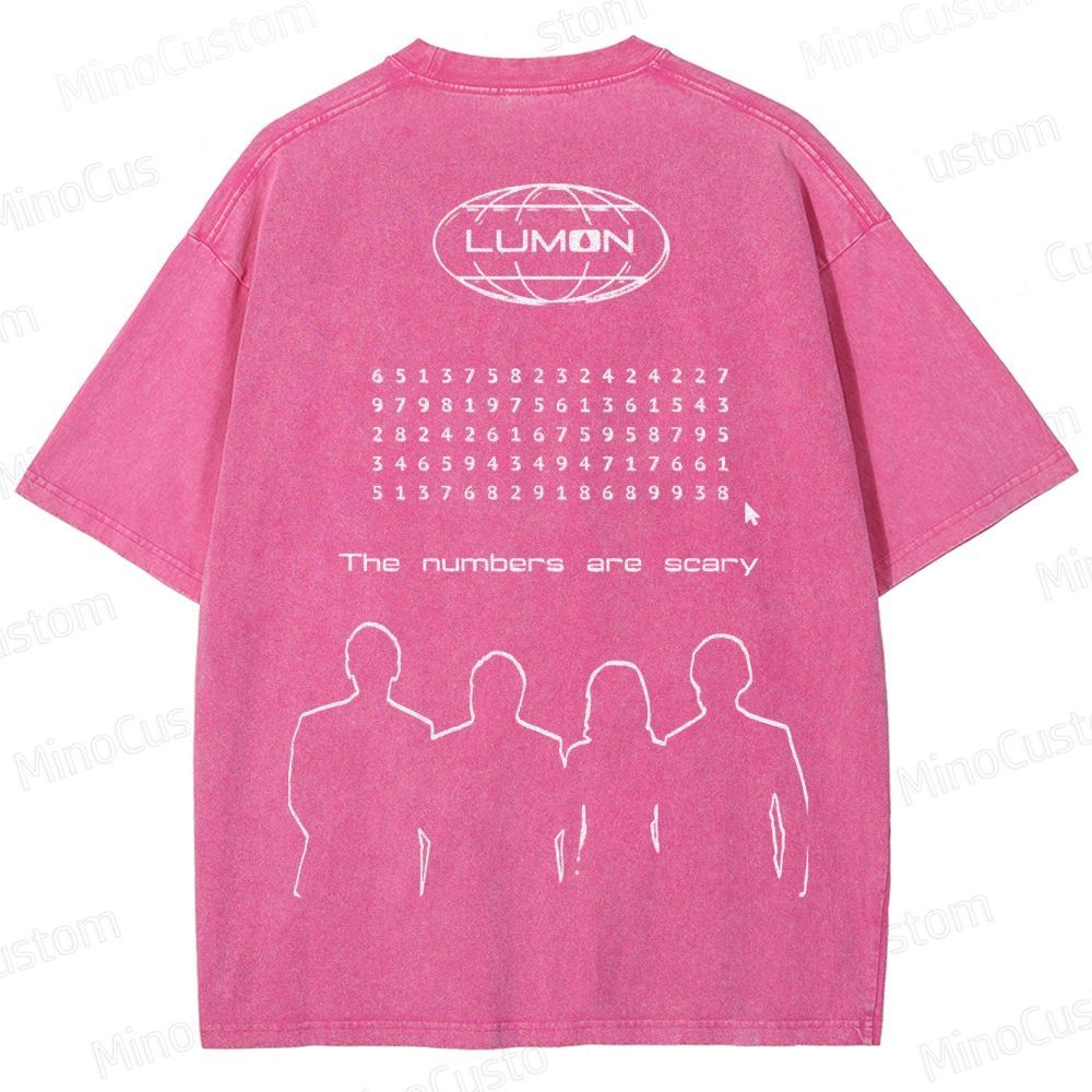 Lumon Corporation Grid Washed T-Shirt 